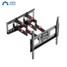 Custom LCD TV wall mount bracket with vertical adjustment